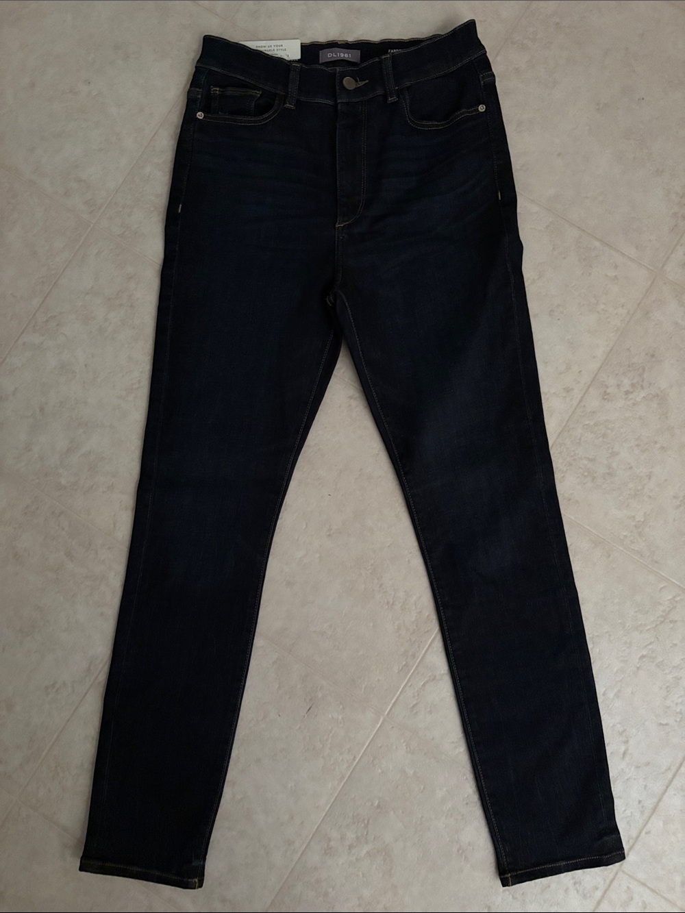 DL1961 Women’s Skinny Jeans - Dark Blue
